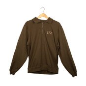 USC Trojans Men's Heritage Olive 1/4 Zip Cadet Collar Camo Arch Top